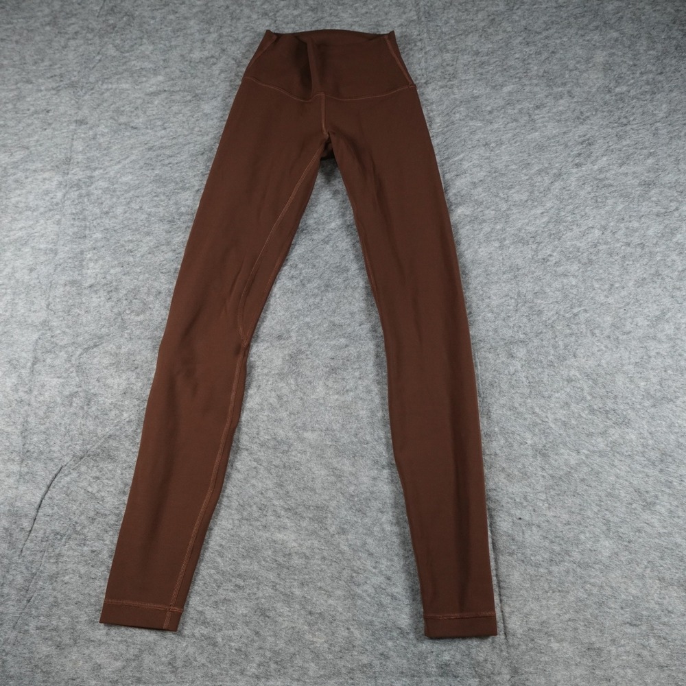 Lululemon Leggings Women 2 Brown Align 28" Workout Run Yoga Gym Athletic